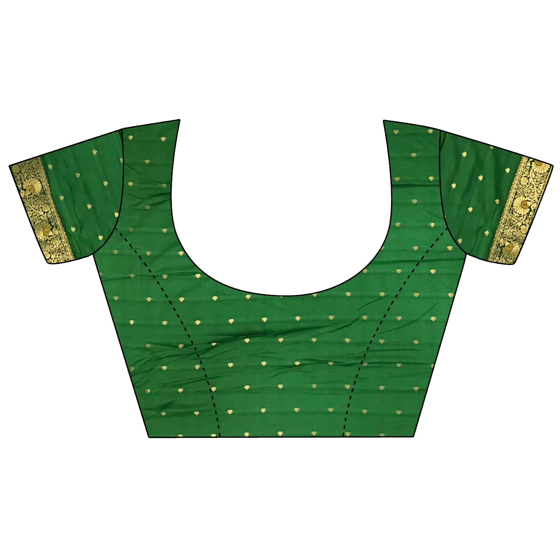 Joban Fashion Light Green Banarasi Soft Silk Peacock Butta Work Grab2Buy 