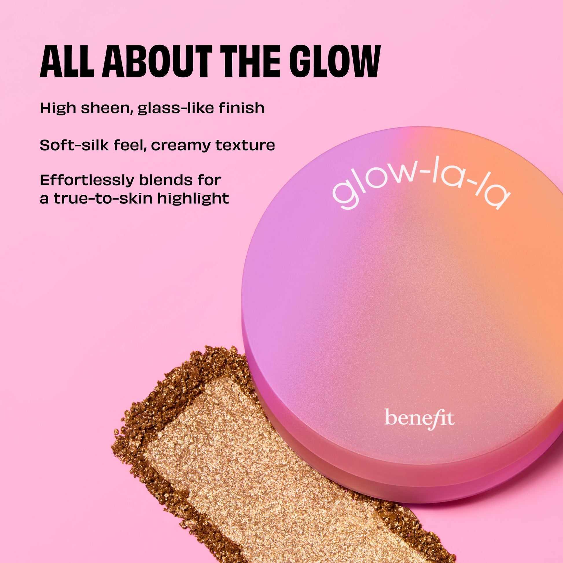 Benefit Cosmetics Glow-La-La Velvet Gleam Highlighter - Luna