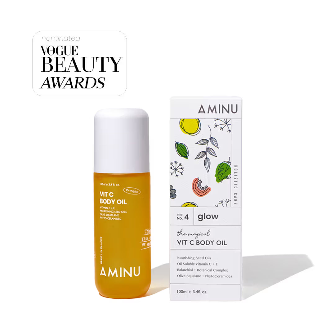 Aminu Melting Aminu Vit C Body Oil for Brightening & Hydrating  Grab2Buy Aminu Grab2Buy