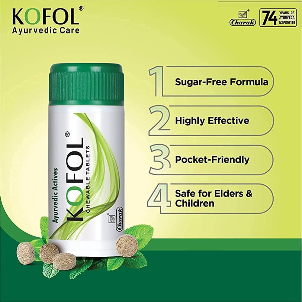Charak Pharma Kofol Chewable Tablets 
