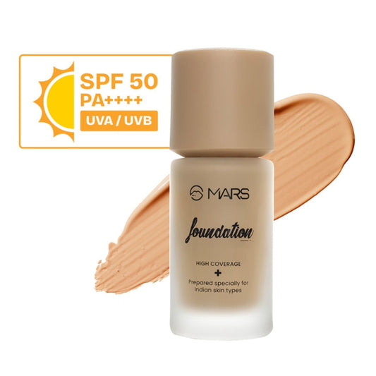 MARS Cosmetics SPF50 PA++++ High Coverage Liquid Foundation - 6 
