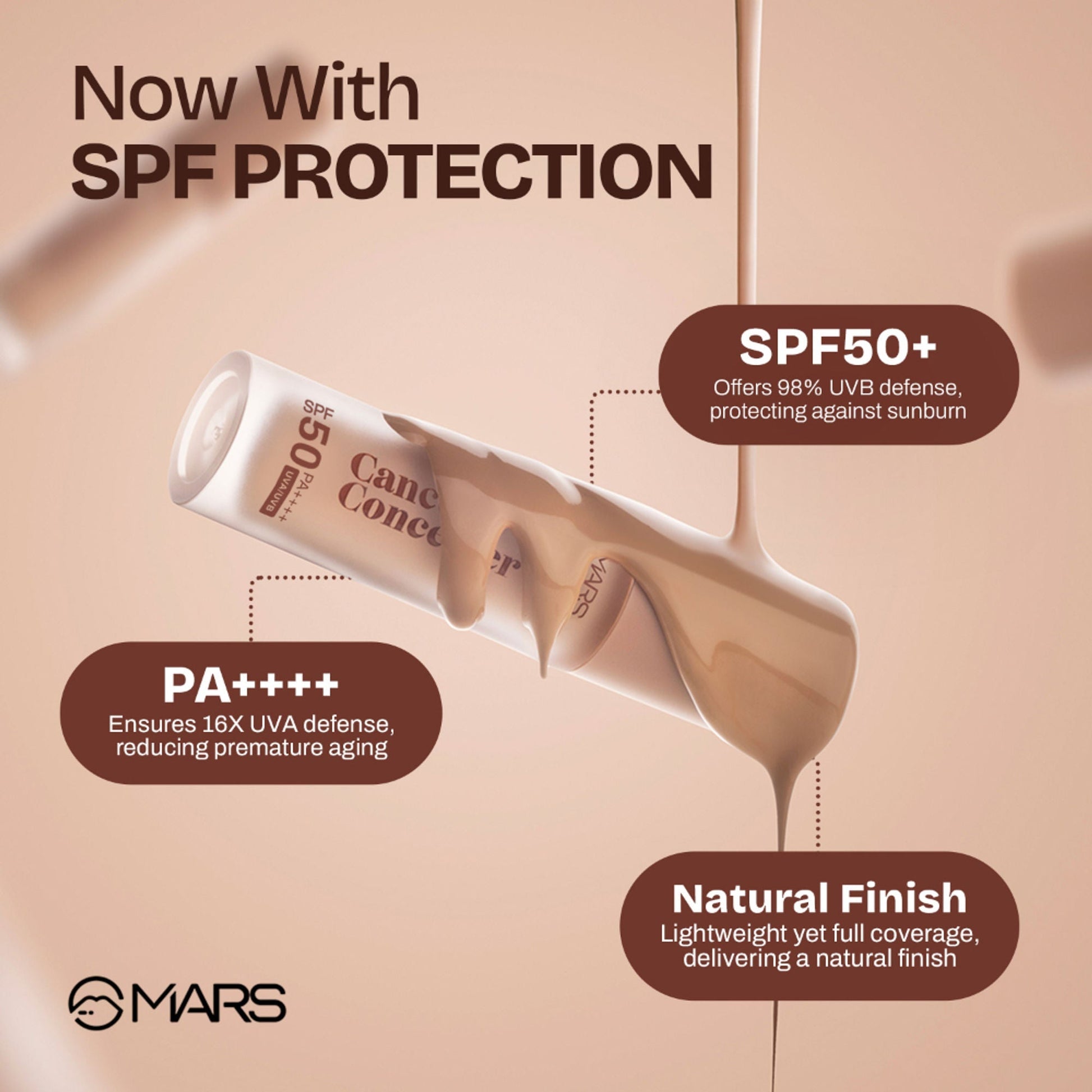 MARS Cosmetics SPF 50 PA++++ Cancel Concealer - 02 Yellow 