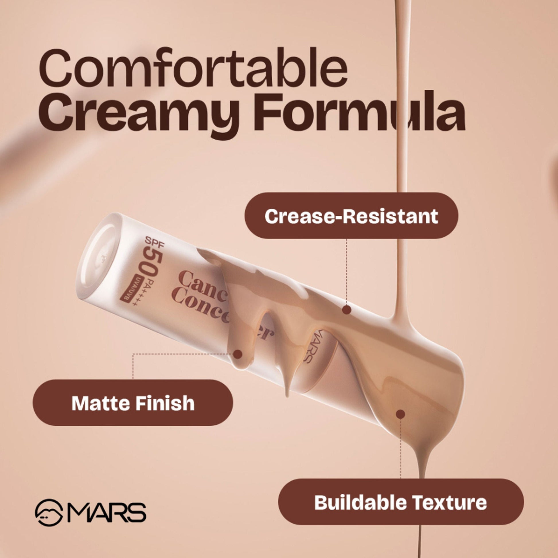 MARS Cosmetics SPF 50 PA++++ Cancel Concealer - 02 Yellow 