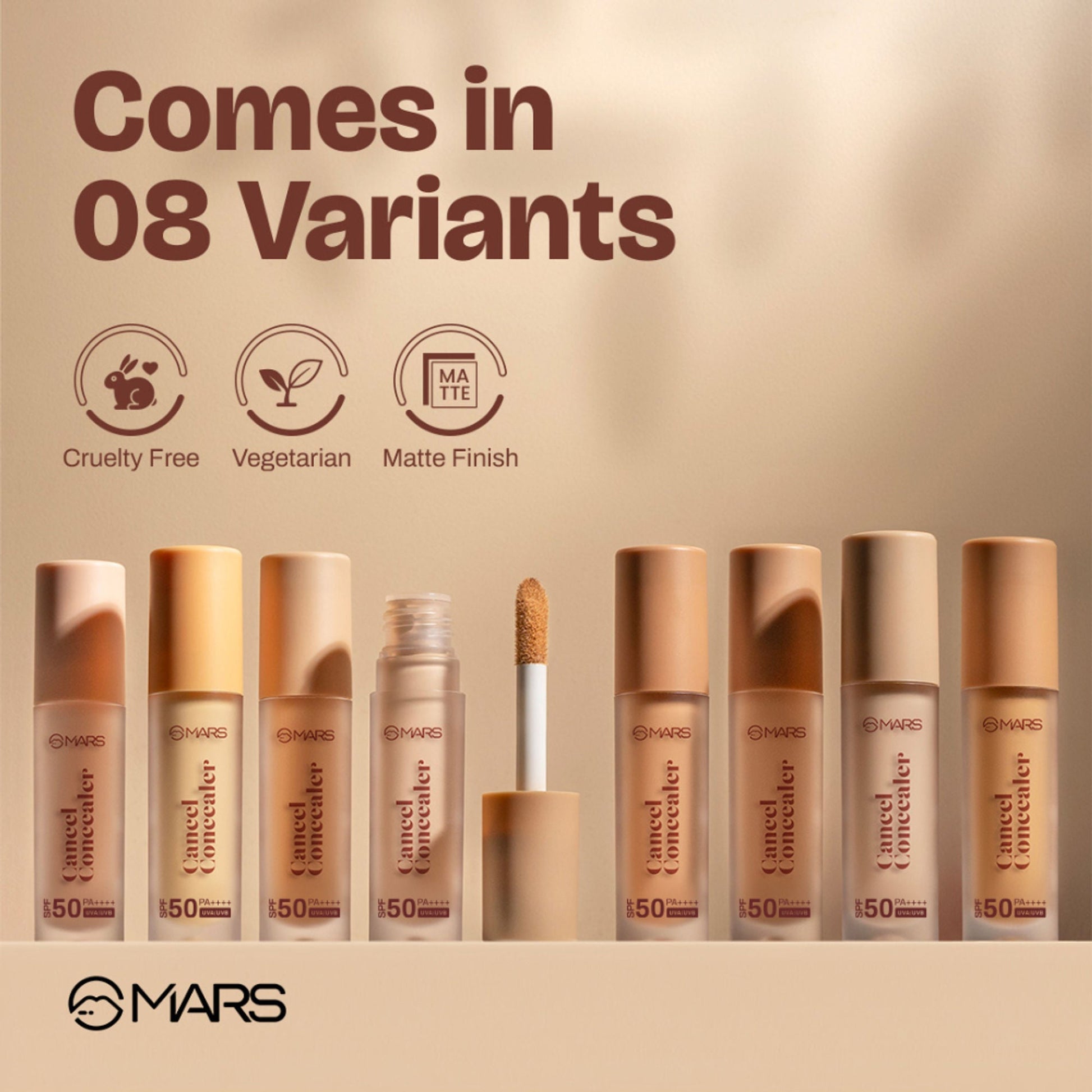 MARS Cosmetics SPF 50 PA++++ Cancel Concealer - 03 Dreamy Beige 