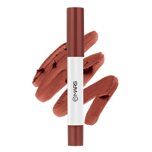 MARS Cosmetics Cloud Kiss Soft - Matte Lip Crayon - 11 Stromy Brown 