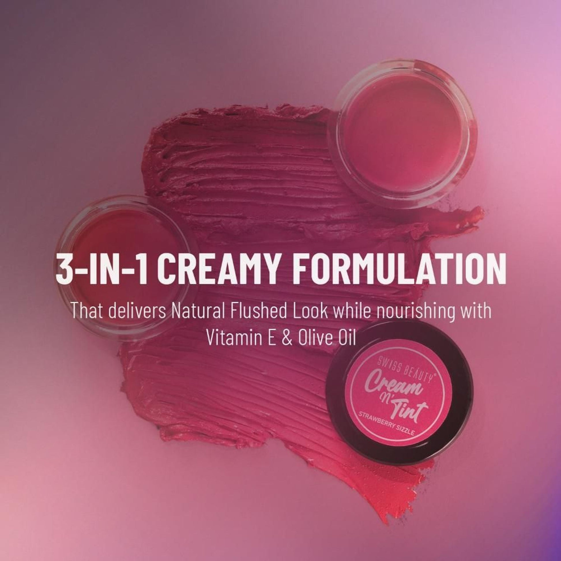 Swiss Beauty Lip & Cheek Cream - Coral Candy