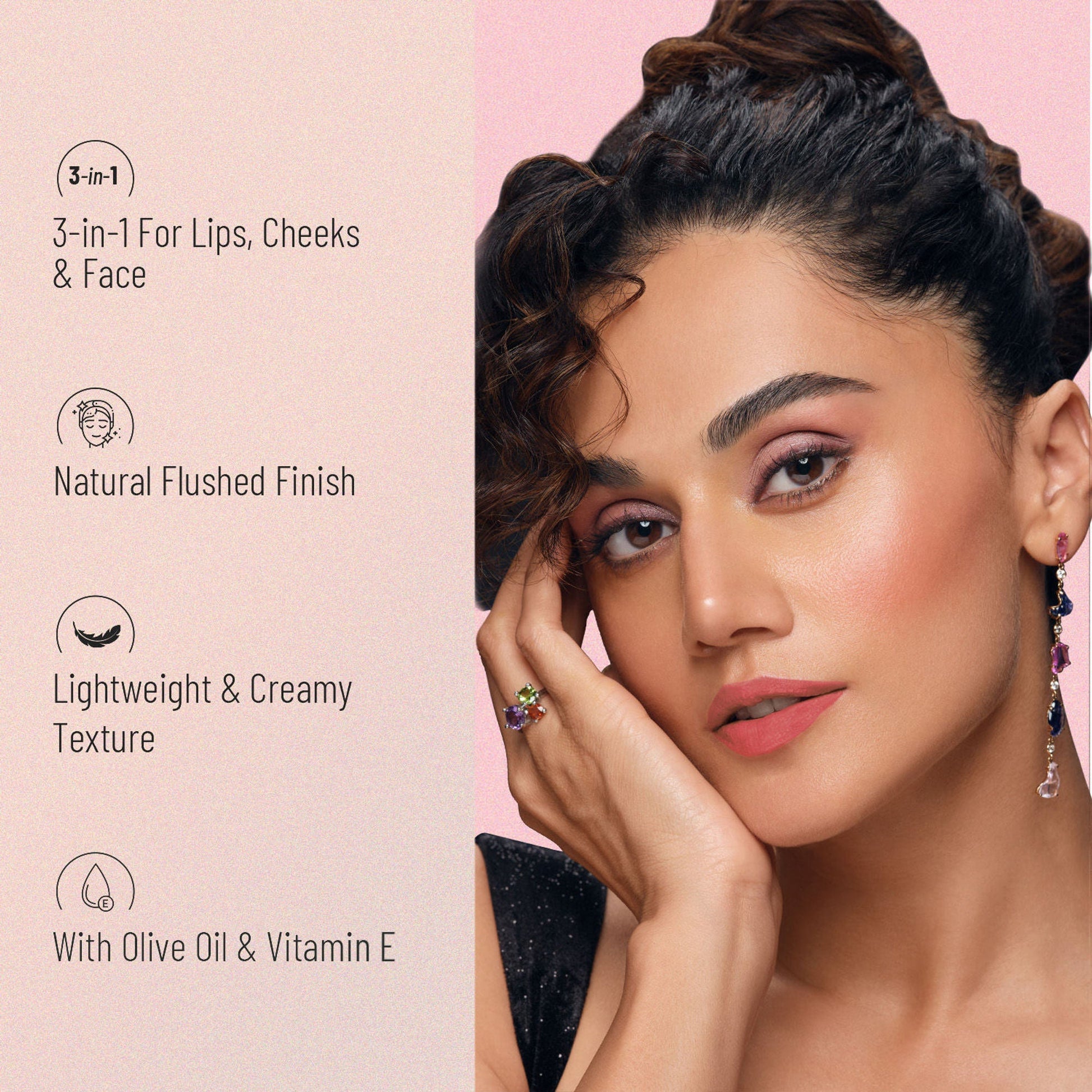 Swiss Beauty Lip & Cheek Cream - Strawberry Sizzle