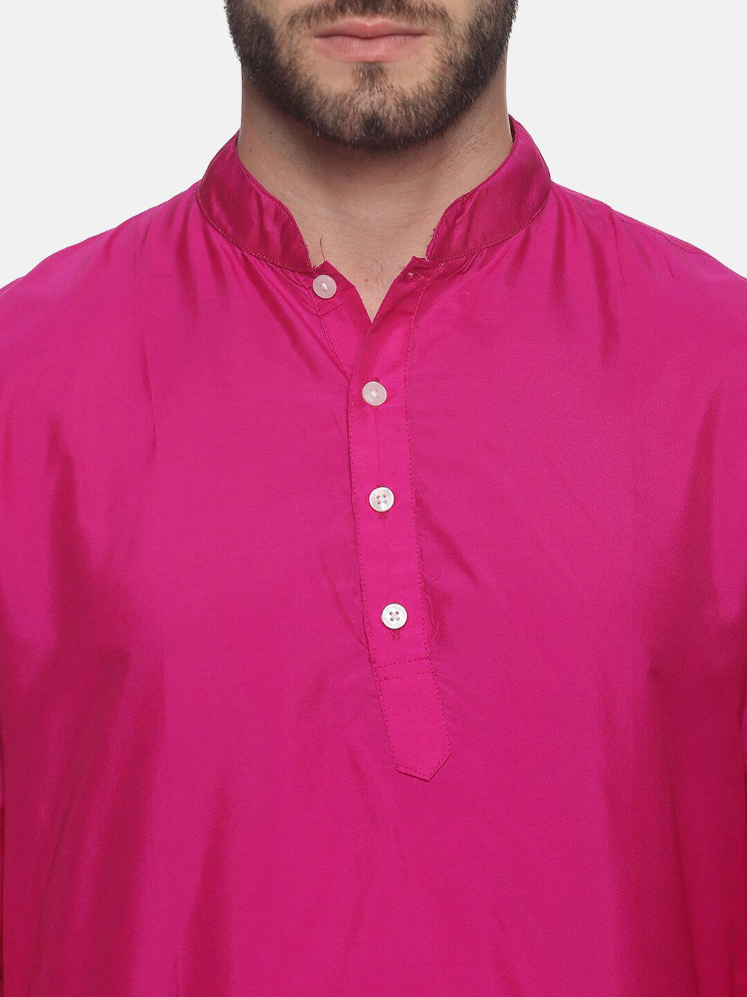 Sethukrishna Men Rose Kurta with Trousers