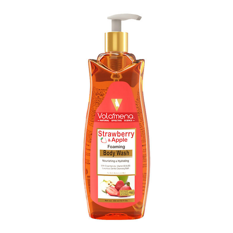 Volamena Strawberry & Apple Foaming Body Wash  Grab2Buy Volamena Grab2Buy