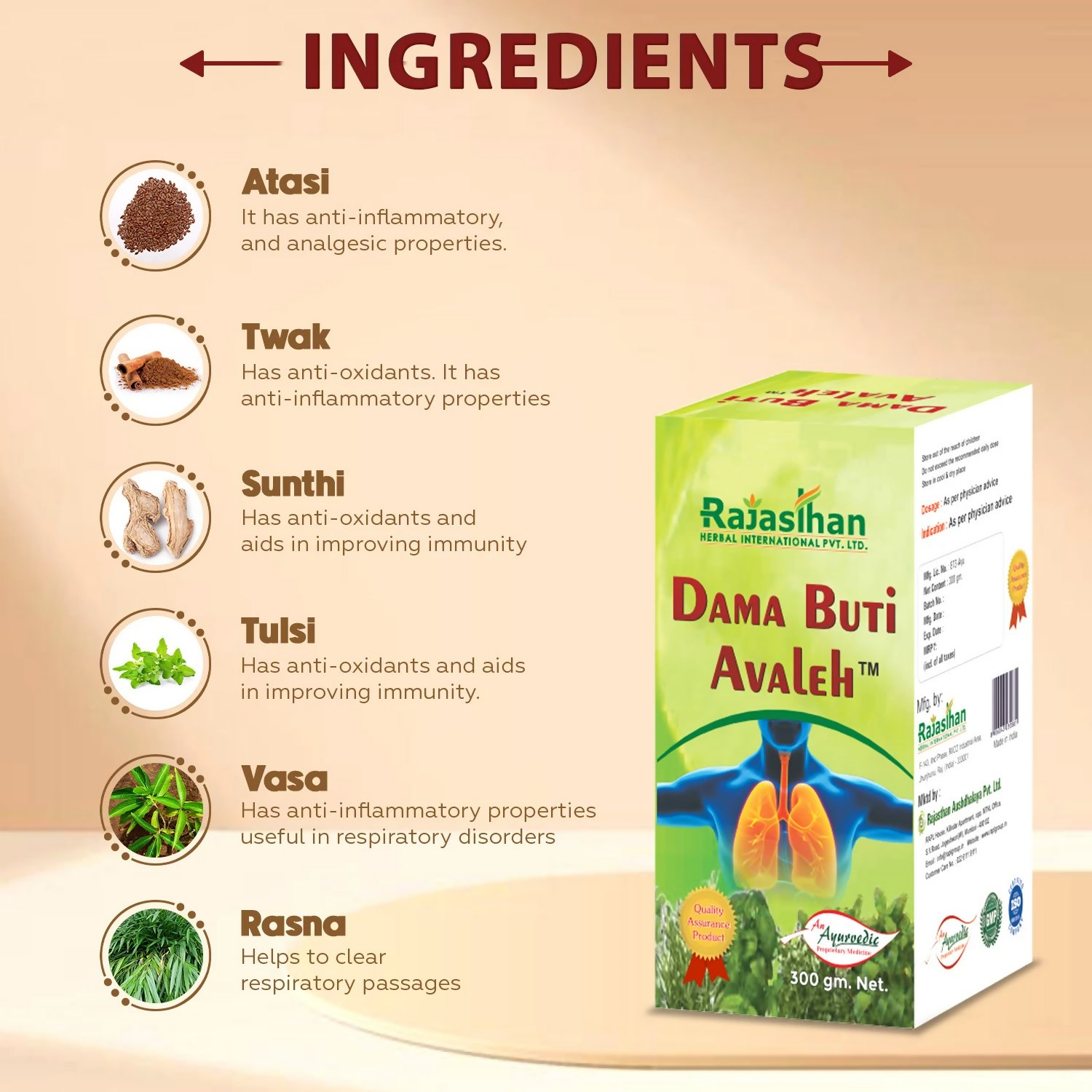 Rajasthan Herbals Dama Buti Avaleh 