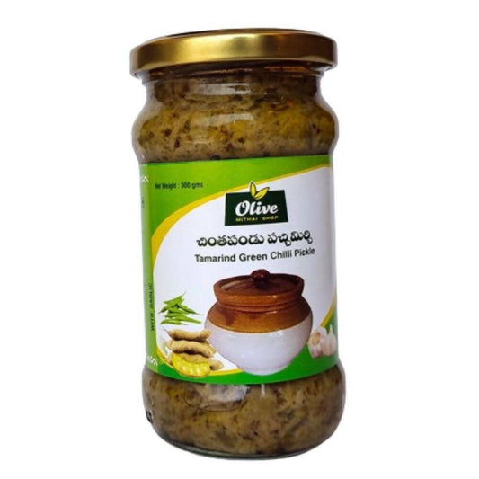 Olive Mithai Chintakaya Greenchilli Pickle - Grab2buy