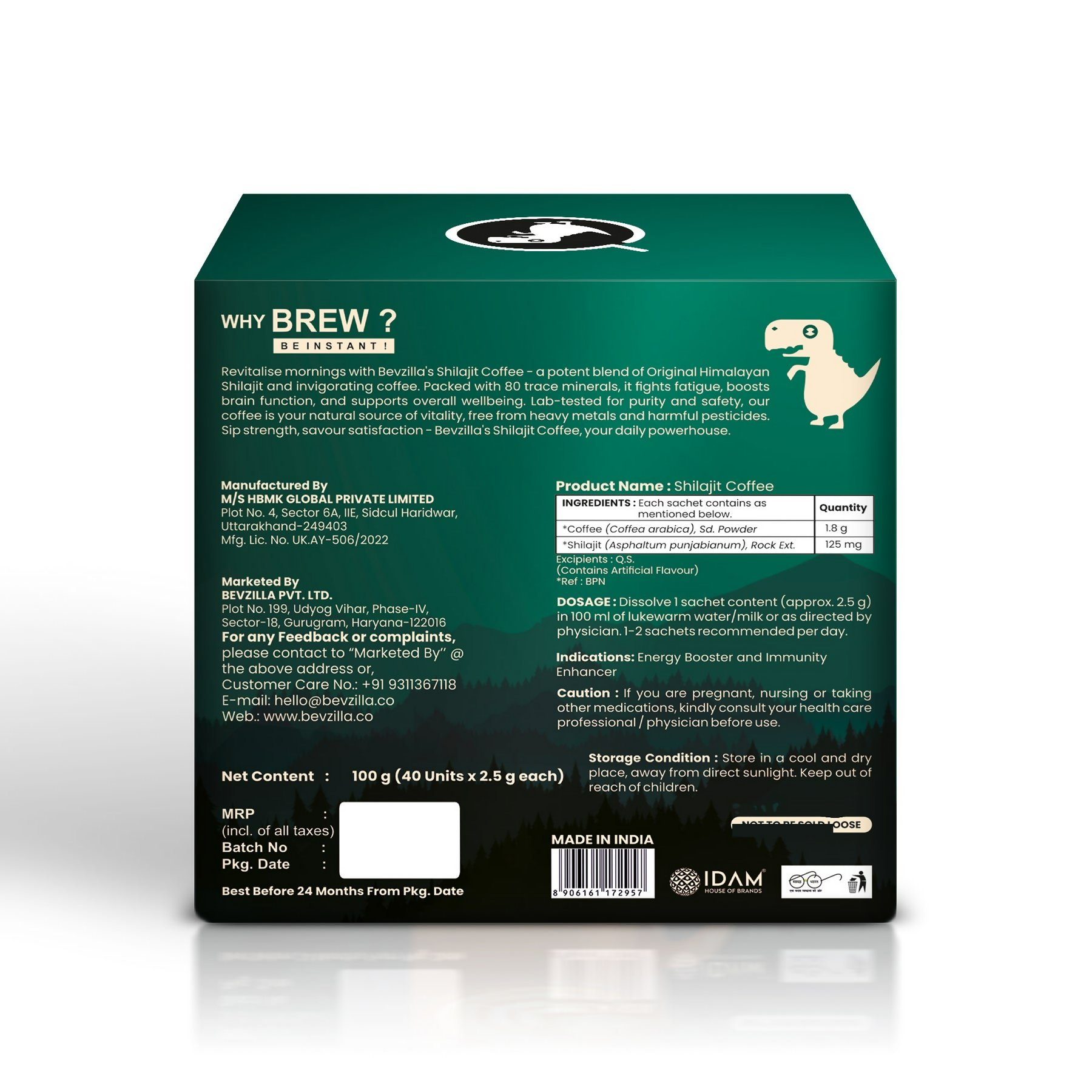 Bevzilla Himalayan SJ Coffee 