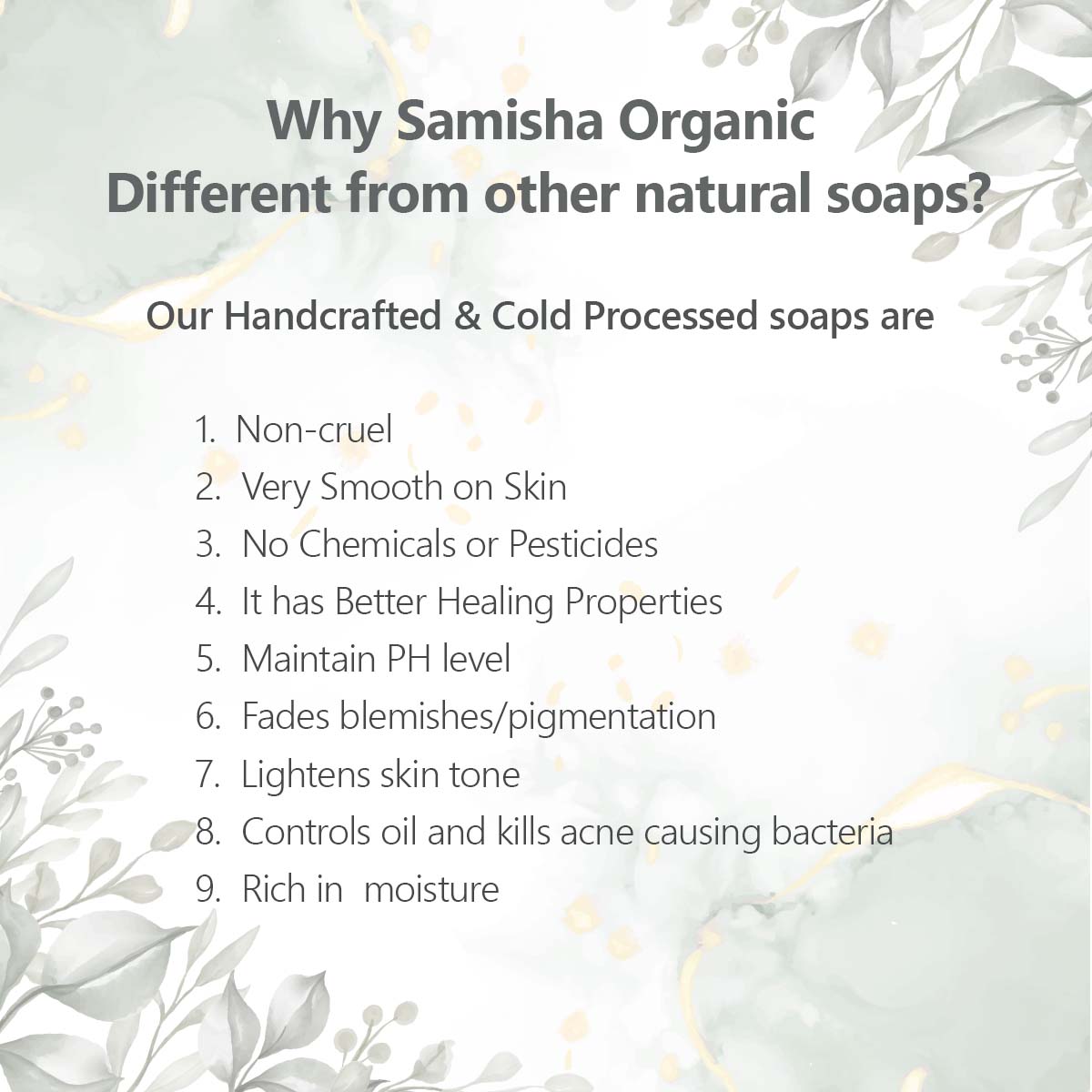 Samisha Organic Multani Mitti & Ubtan Soap