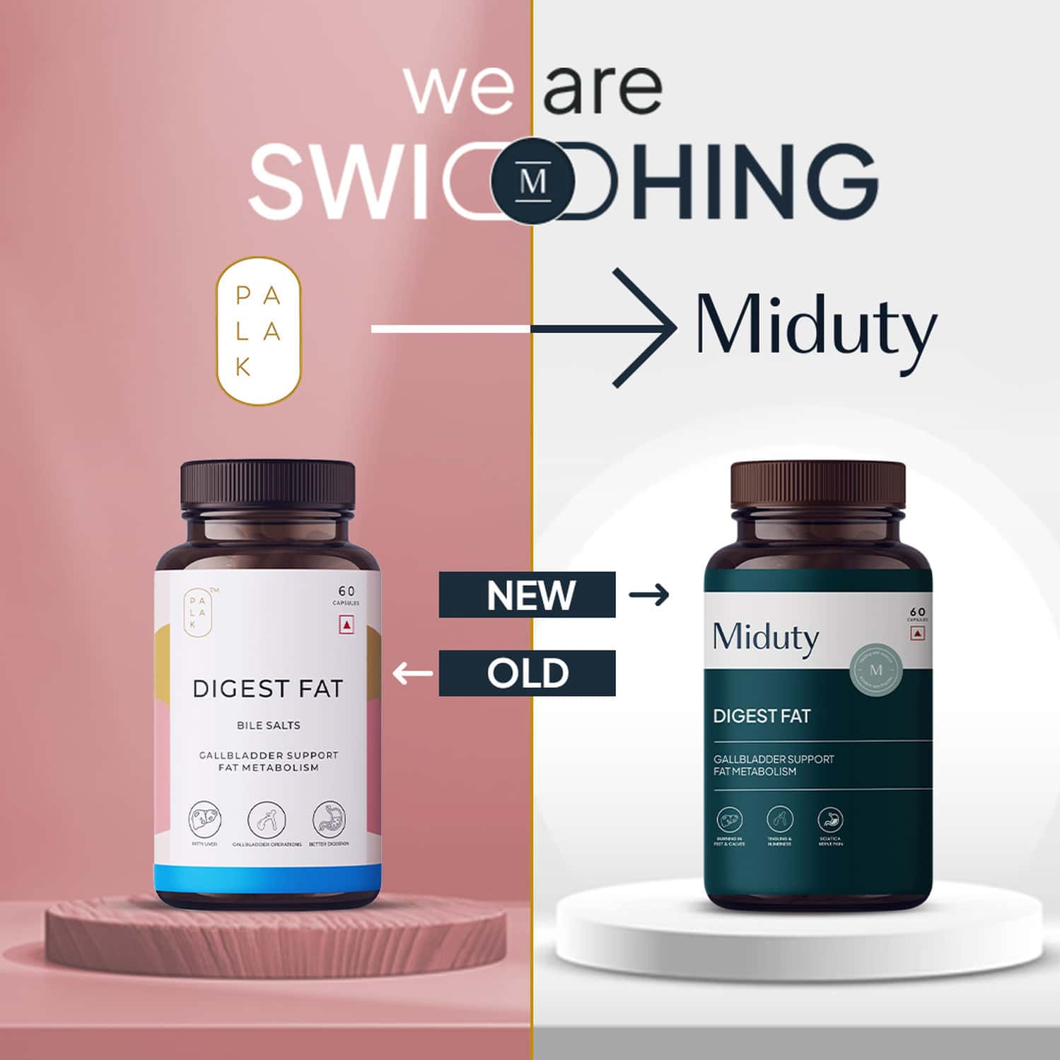 Miduty by Palak Notes Digest Fat Bila Salts Capsules 
