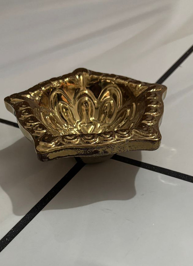 Wood estate Crafted From Metal Designer Diya  Grab2Buy Prazu Fashion Grab2Buy