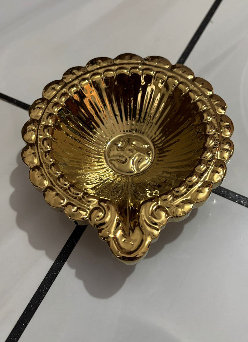 Wood estate Crafted From Metal Designer Diya  Grab2Buy Prazu Fashion Grab2Buy