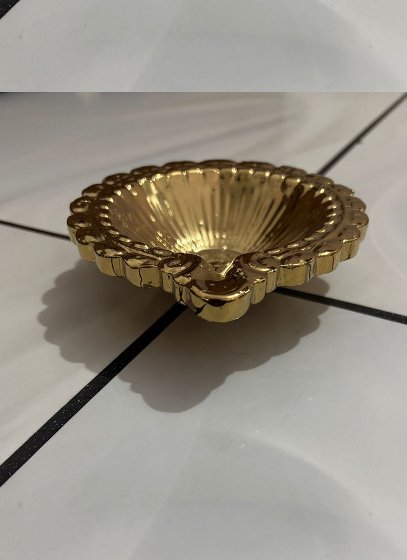 Wood estate Crafted From Metal Designer Diya  Grab2Buy Prazu Fashion Grab2Buy