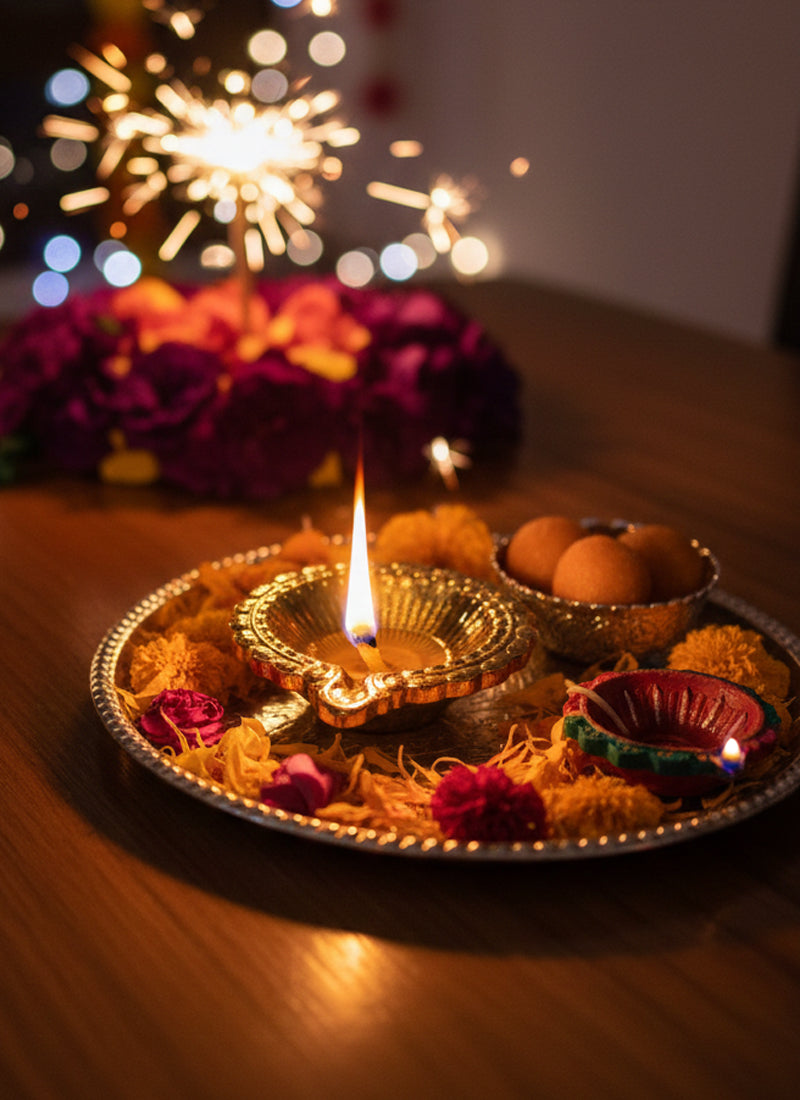 Wood estate Crafted From Metal Designer Diya  Grab2Buy Prazu Fashion Grab2Buy