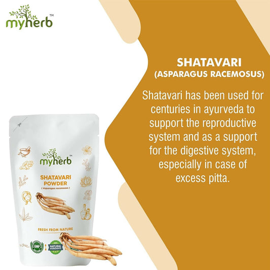 Myherb Natural Organic Shatavari Powder 