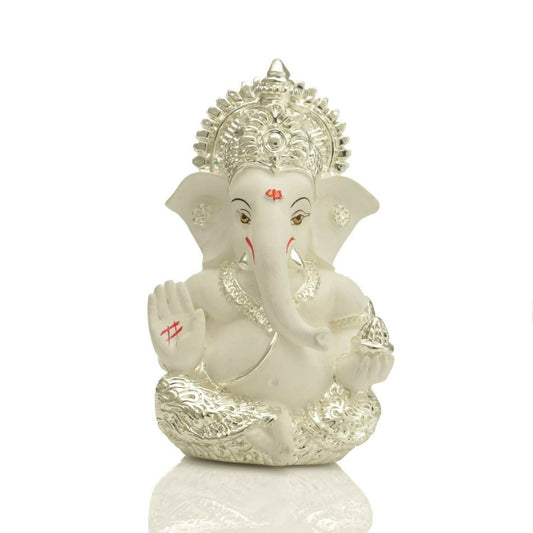 Collectible India Ganesha Idol Silver Plated - Grab2buy