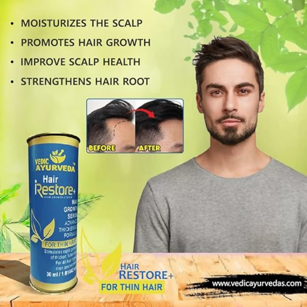 VedicAyurveda Hair Restore+ Serum Hair Growth Serum  Grab2Buy VedicAyurveda Grab2Buy