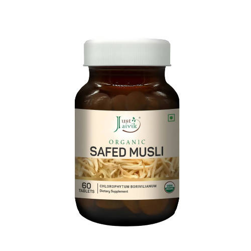 Just Jaivik Organic Safed Musli Tablets 