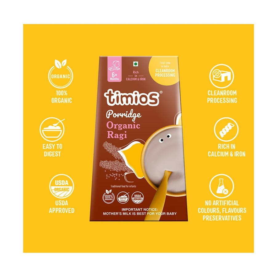 Timios Organic Ragi Porridge  Grab2Buy Timios Grab2Buy