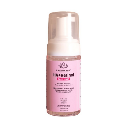 Earthraga HA + Retinol Foaming Face Wash - Grab2buy