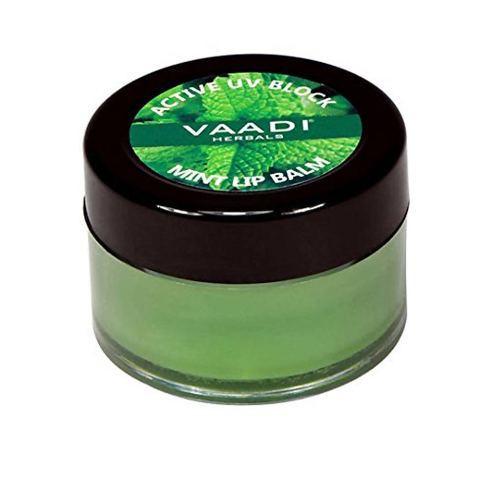 Vaadi Herbals Mint Lip Balm Active UV Block - Grab2buy