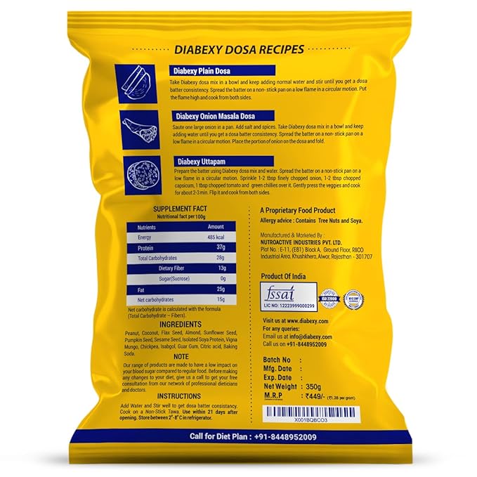 Diabexy Dosa Mix Diabexy NutroActive