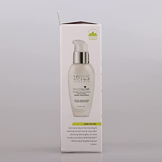 Lotus Herbals Whiteglow Intensive Skin Serum + Moisturiser - Grab2buy
