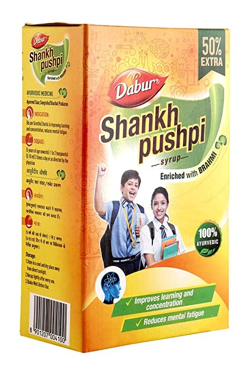 Dabur Shankpushpi Combo Syrup 