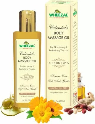 Wheezal Calendula Body Massage Oil  Grab2Buy Wheezal Grab2Buy