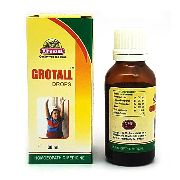 Wheezal Homeopathy Grotall Drops - Grab2buy