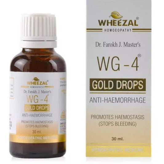 Wheezal Homeopathy WG-4 Gold Drops - Grab2buy