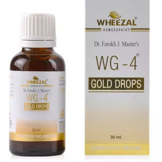 Wheezal Homeopathy WG-4 Gold Drops 