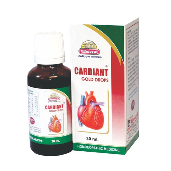 Wheezal Homeopathy Cardiant Gold Drops 