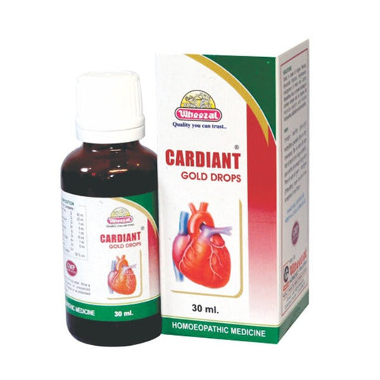 Wheezal Homeopathy Cardiant Gold Drops 