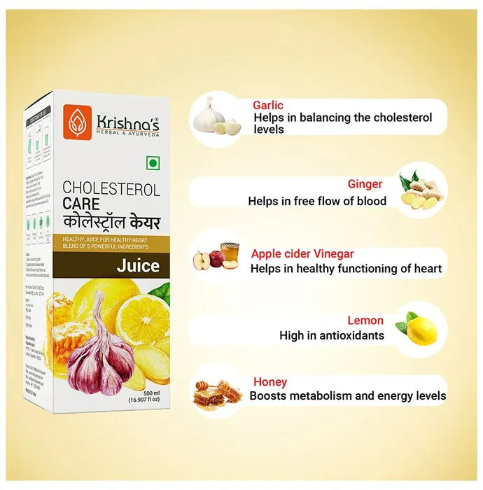 Krishna's Herbal & Ayurveda Cholesterol Care Juice 