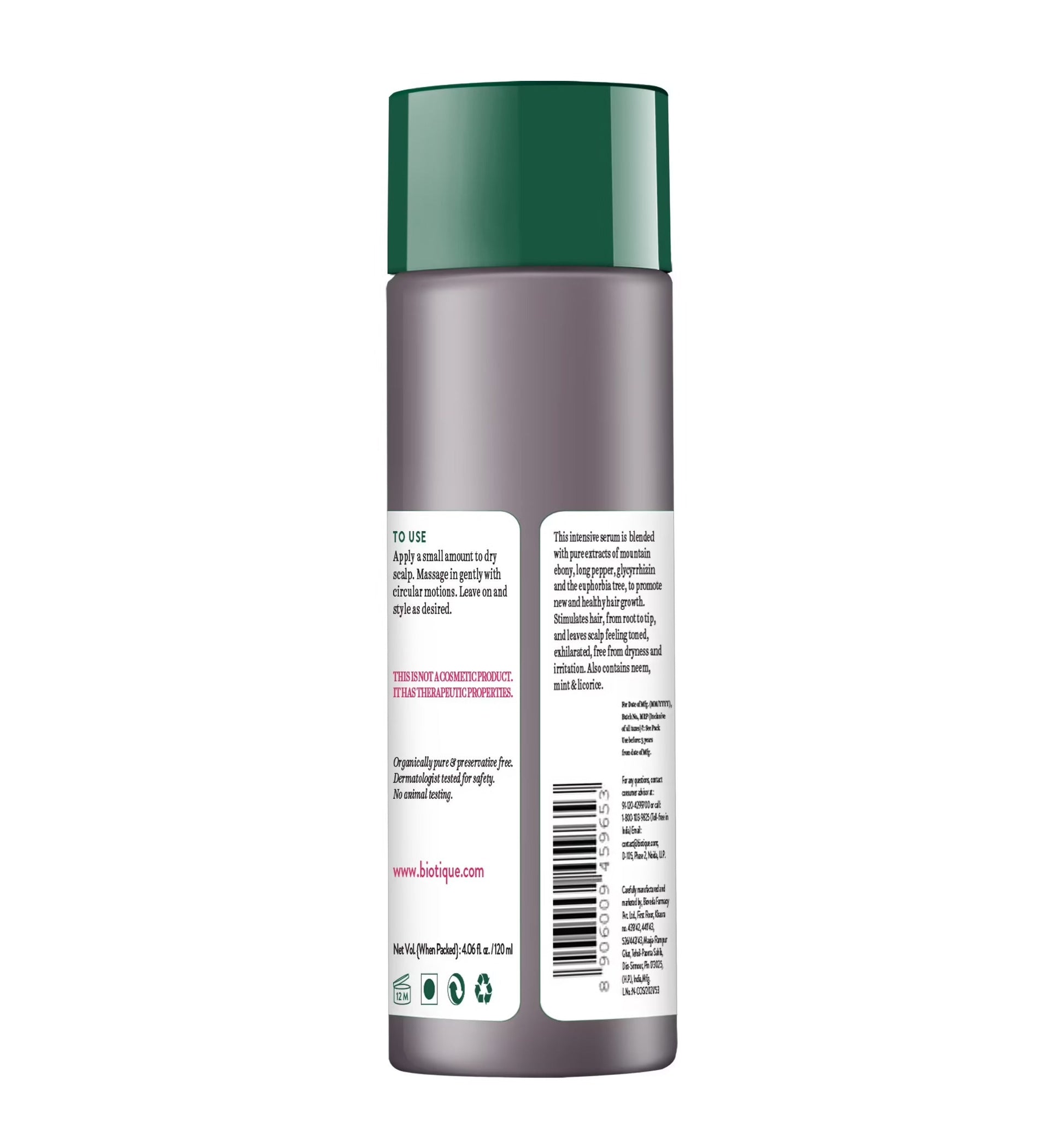 Biotique Bio Mountain Ebony Vitalizing Serum  Grab2Buy Biotique Grab2Buy
