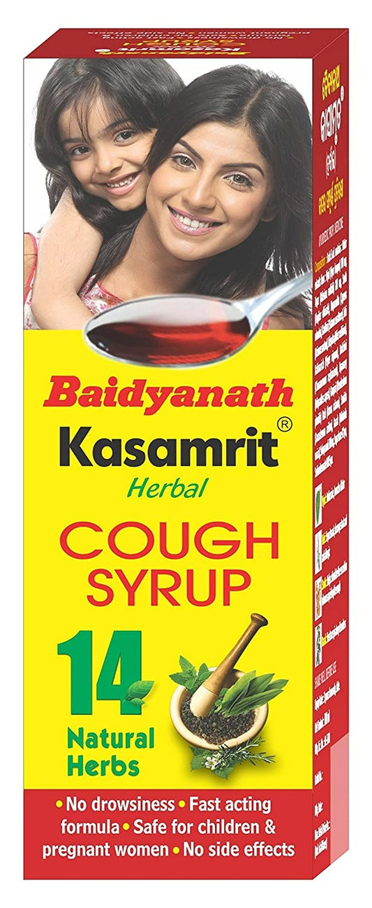 Baidyanath Kasamrit Herbal Syrup 100ml - Grab2buy