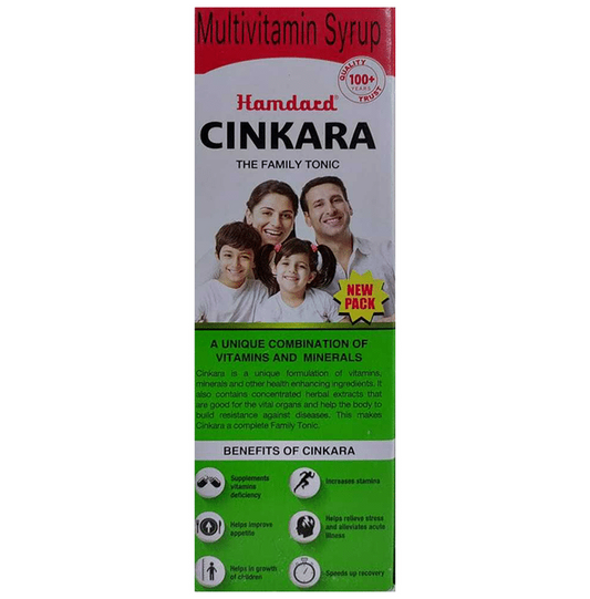 Hamdard Cinkara Multivitamin Syrup - Grab2buy