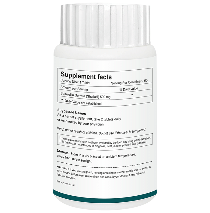 Herb Essential Boswellia Serrata Tablets 