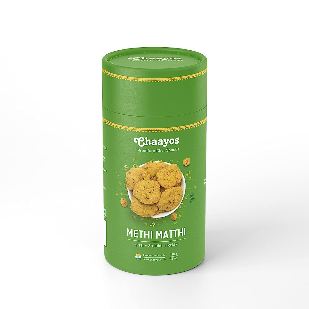 Chaayos Methi Mathri Snacks - Grab2buy