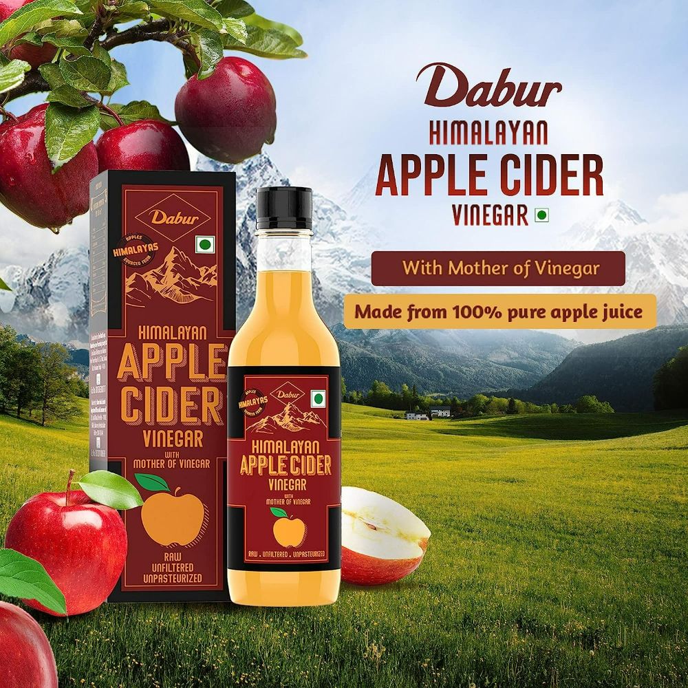 Dabur Himalayan Organic Apple Cider Vinegar with Mother Of Vinegar 