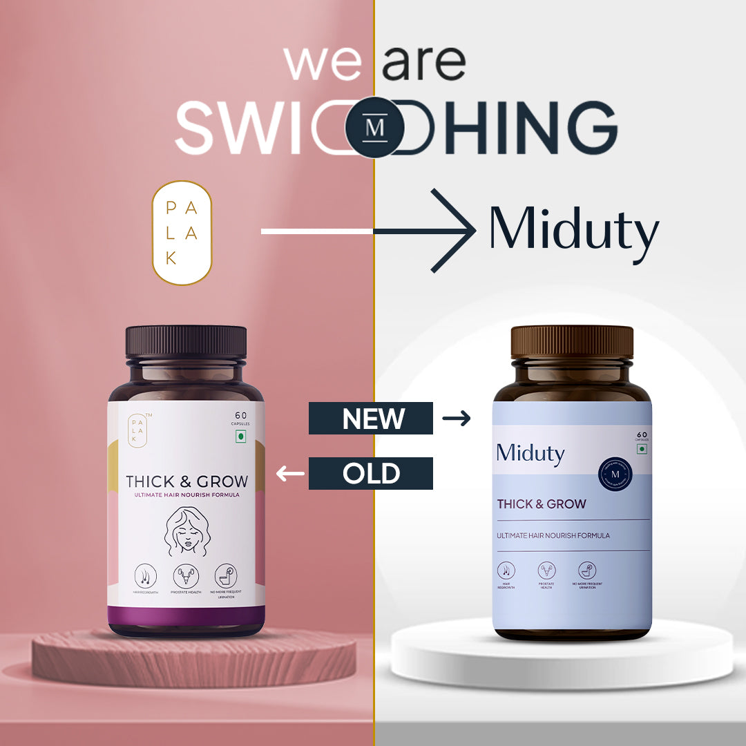 Miduty by Palak Notes Thick & Grow Capsules 