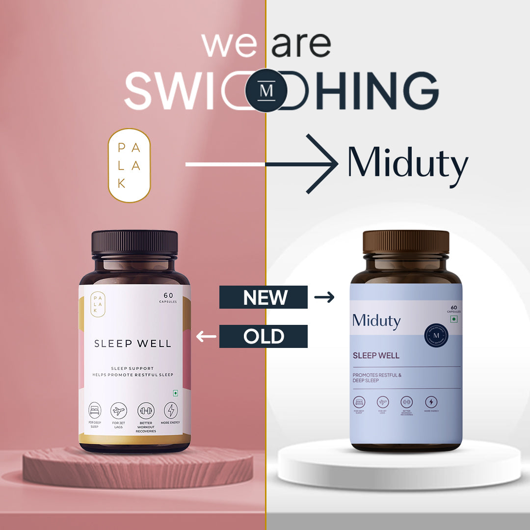 Miduty by Palak Notes Sleep Well Capsules 