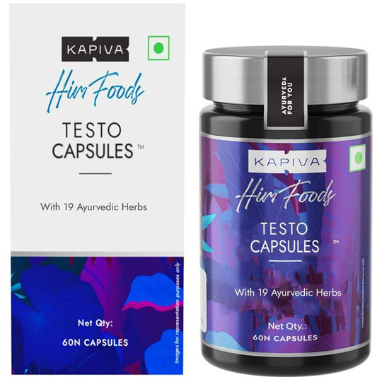 Kapiva Ayurveda Himfoods Testosterone Booster Capsules - Grab2buy
