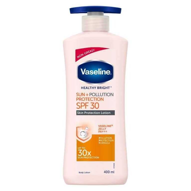 Vaseline Healthy Bright Sun + Pollution Protection SPF 30 Body Lotion  Grab2Buy Vaseline Grab2Buy