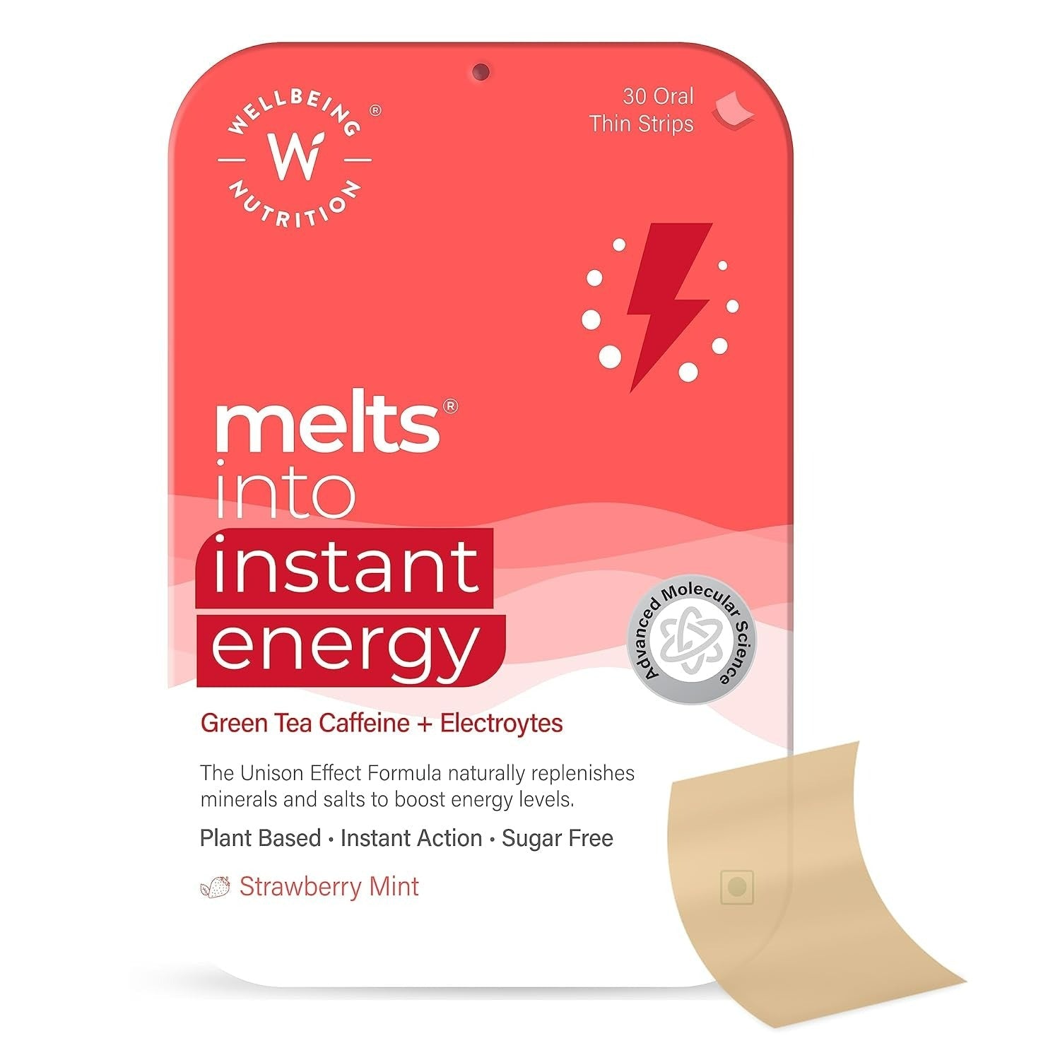 Wellbeing Nutrition Melts Instant Energy Oral Strips - Grab2buy